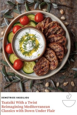Tzatziki With a Twist Reimagining Mediterranean Classics with Down Under Flair - A world of Flavors, #1