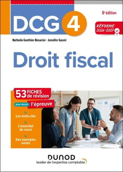 DCG 4 - Droit fiscal - Fiches Réforme 2026-2027