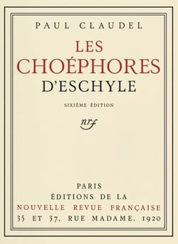 Les Choéphores d'Eschyle