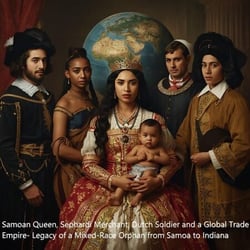 Samoan Queen, Sephardi Merchant, Dutch Soldier and a Global Trade Empire- Legacy of a Mixed-Race Orphan from Samoa to Indiana