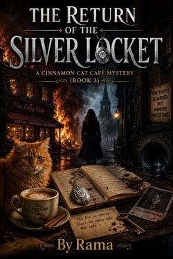 The Return of the Silver Locket - A Cinnamon Cat Café Mystery (Book 3), #3