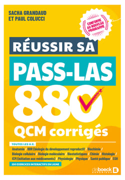Réussir sa PASS LAS - 880 QCM corrigés - Conforme au nouveau programme