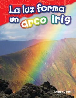 La luz forma un arco iris