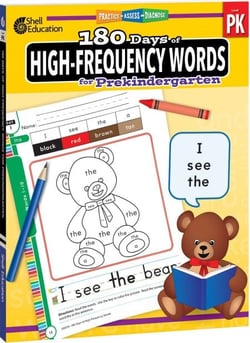 180 Days™: High-Frequency Words for Prekindergarten - Practice, Assess, Diagnose