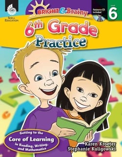 Bright &amp; Brainy - 6th Grade Practice