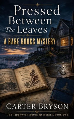 Pressed Between The Leaves: A Rare Books Mystery - The Tidewatch House Mysteries, #2