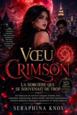 Vœu Crimson, La Sorcière Qui Se Souvenait de Trop: Un Thriller de Fantasy Urbaine Sombre avec Vampires, Sorcellerie, Magie Noire, Mystère Paranormal, Secrets Mortels, Romance Interdite et Désir Obscur
