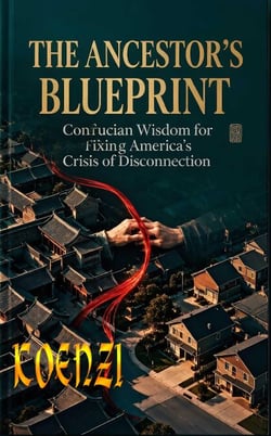 THE ANCESTOR'S BLUEPRINT Confucian Wisdom for Fixing America’s Crisis of Disconnection How to Build Your Village – Even When You Feel Completely Alone