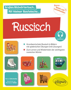 Russisch in Bildern mit spielerischen Übungen - Grundwortschatz lernen une wiederholen . A1 (mit Audiodateien)