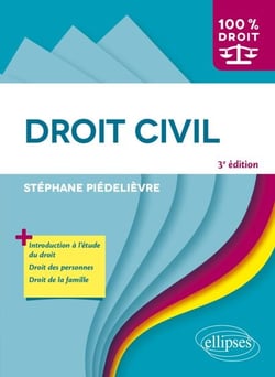 Droit civil - Introduction à l'étude du droit, les personnes, la famille