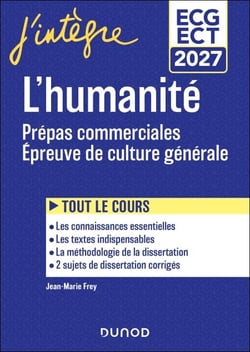 Manuel - Prépas commerciales ECG - Epreuve de culture générale 2027