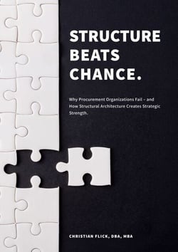 Structure Beats Chance - Why Procurement Organizations Fail - and How Structural Architecture Creates Strategic Strength
