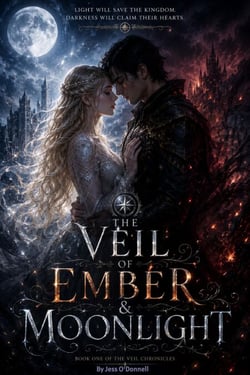 The Veil of Ember &amp; Moonlight - The Crown of Ashes Series, #1