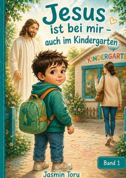 Jesus ist bei mir auch im Kindergarten - Eine liebevolle Geschichte für Kinder über Mut, Angst und Gottes Nähe