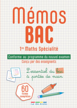 Mémos Bac 1re Maths Spécialité