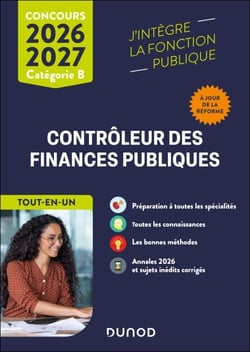 Concours Contrôleur des finances publiques - 2026-2027 - A jour de la réforme - Tout-en-un