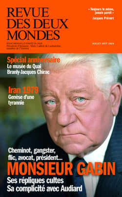 Revue des Deux Mondes juillet-août 2026 - Monsieur Gabin