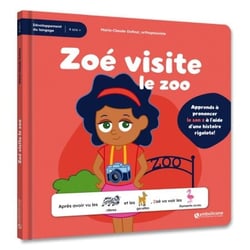 Zoé visite le zoo - Un livre interactif pour pratiquer la prononciation du son /z/ dans une histoire.
