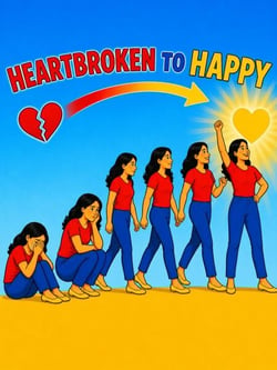Heartbroken to Happy