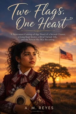Two Flags, One Heart - A bittersweet, music-filled YA novel about bicultural identity, family secrets, a rival turned ally, first love, grief, and the courage to belong to more than one world