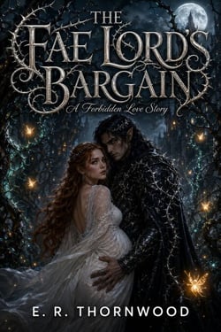 The Fae Lord's Bargain - A lush, gothic fae romance about a marriage of convenience, an enemies-to-lovers bargain, a cursed brooding lord, a fierce mortal healer, a deadly prophecy, and a love that refuses to stay buried