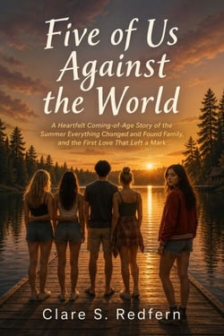 Five of Us Against the World - A heartfelt, bittersweet YA coming-of-age novel about found family, a friend group's last summer, first love, a brother worth fighting for, buried secrets, and the courage to let people go