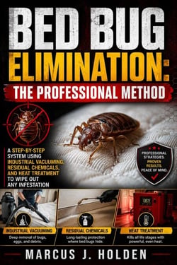 Bed Bug Elimination: The Professional Method A Step-by-Step System Using Industrial Vacuuming, Residual Chemicals, and Heat Treatment to Wipe Out Any Infestation