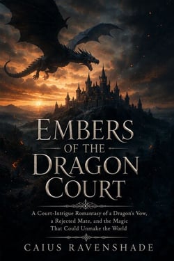 Embers of the Dragon Court - A Court-Intrigue Romantasy of a Dragon's Vow, a Rejected Mate, and the Magic That Could Unmake the World