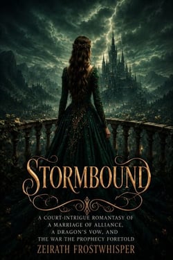 Stormbound - A Court-Intrigue Romantasy of a Marriage of Alliance, a Dragon's Vow, and the War the Prophecy Foretold