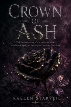 Crown of Ash - A Dark Fae Romantasy of a Marriage of Alliance, a Forbidden Spell, and the Bargain That Cost Everything