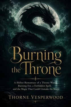 Burning the Throne - A Shifter Romantasy of a Throne Worth Burning For, a Forbidden Spell, and the Magic That Could Unmake the World