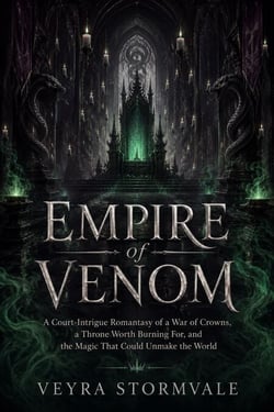 Empire of Venom - A Court-Intrigue Romantasy of a War of Crowns, a Throne Worth Burning For, and the Magic That Could Unmake the World