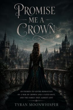 Promise Me a Crown - A Court-Intrigue Romantasy of a Bargain with a God, a War of Crowns, and the War the Prophecy Foretold