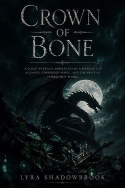 Crown of Bone - A Court-Intrigue Romantasy of a Marriage of Alliance, Forbidden Magic, and the Price of Forbidden Magic