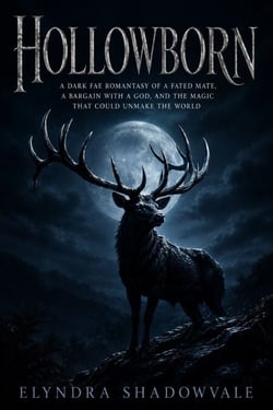 Hollowborn - A Dark Fae Romantasy of a Fated Mate, a Bargain with a God, and the Magic That Could Unmake the World