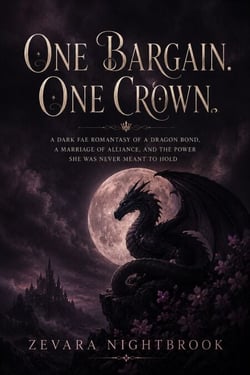 One Bargain. One Crown. - A Dark Fae Romantasy of a Dragon Bond, a Marriage of Alliance, and the Power She Was Never Meant to Hold