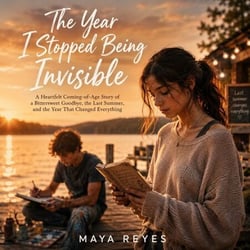 The Year I Stopped Being Invisible - A tender, voice-driven YA coming-of-age romance about first love, a secret identity, sister rivalry, anxiety, and the terrifying joy of finally being seen