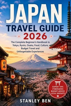 Japan Travel Guide 2026 - The Complete Beginner’s Handbook to Tokyo, Kyoto, Osaka, Food, Culture, Budget Travel and Unforgettable Experiences
