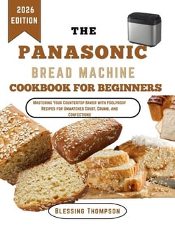 THE PANASONIC BREAD MACHINE COOKBOOK FOR BEGINNERS - Mastering Your Countertop Baker with Foolproof Recipes for Unmatched Crust, Crumb, and Confections