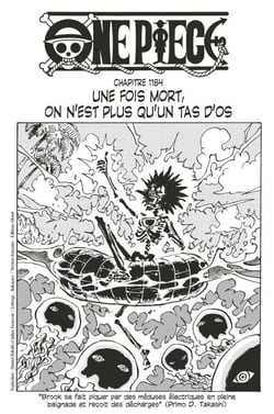 One Piece édition originale - Chapitre 1184 - Une fois mort, on n'est plus qu'un tas d'os