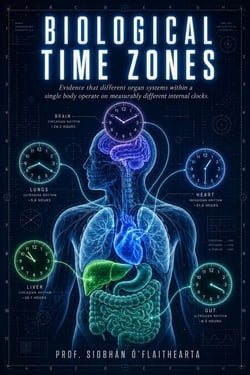 Biological Time Zones: Evidence that different organ systems within a single body operate on measurably different internal clocks