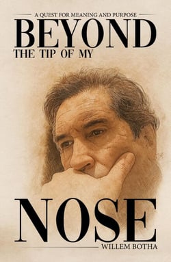Beyond the tip of my nose