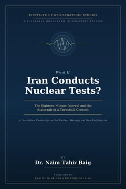 What If Iran Conducts Nuclear Tests?