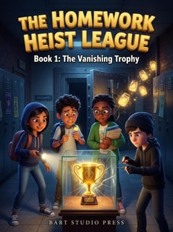 The Homework Heist League : Book 1: The Vanishing Trophy - The Homework Heist League, #1