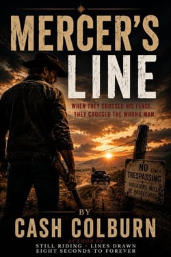 MERCER’S LINE  When they crossed his fence… they crossed the wrong man.  by Cash Colburn