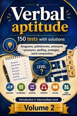 150 Tests with solutions Volume 2 - Verbal aptitude