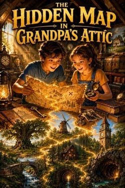 The Hidden Map in Grandpa's Attic - Stories for kids, #2