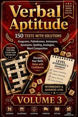 150 Tests with solutions Volume 3 - Verbal aptitude, #39