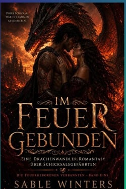 IM FEUER GEBUNDEN - Eine Drachenwandler-Romantasy über Schicksalsgefährten  Die Feuergeborenen Verbannten – Band Eins
