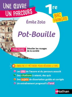 Analyse et étude de l'oeuvre - Pot-Bouille, Zola - Réussir son BAC Français 1re 2027 - Parcours associé « dévoiler les rouages de la société » - Une oeuvre, un parcours